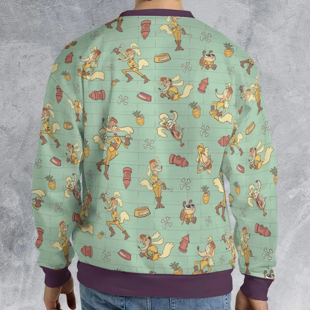 Sergeant O'Fera Cuphead All-over Print Sweatshirt - 2