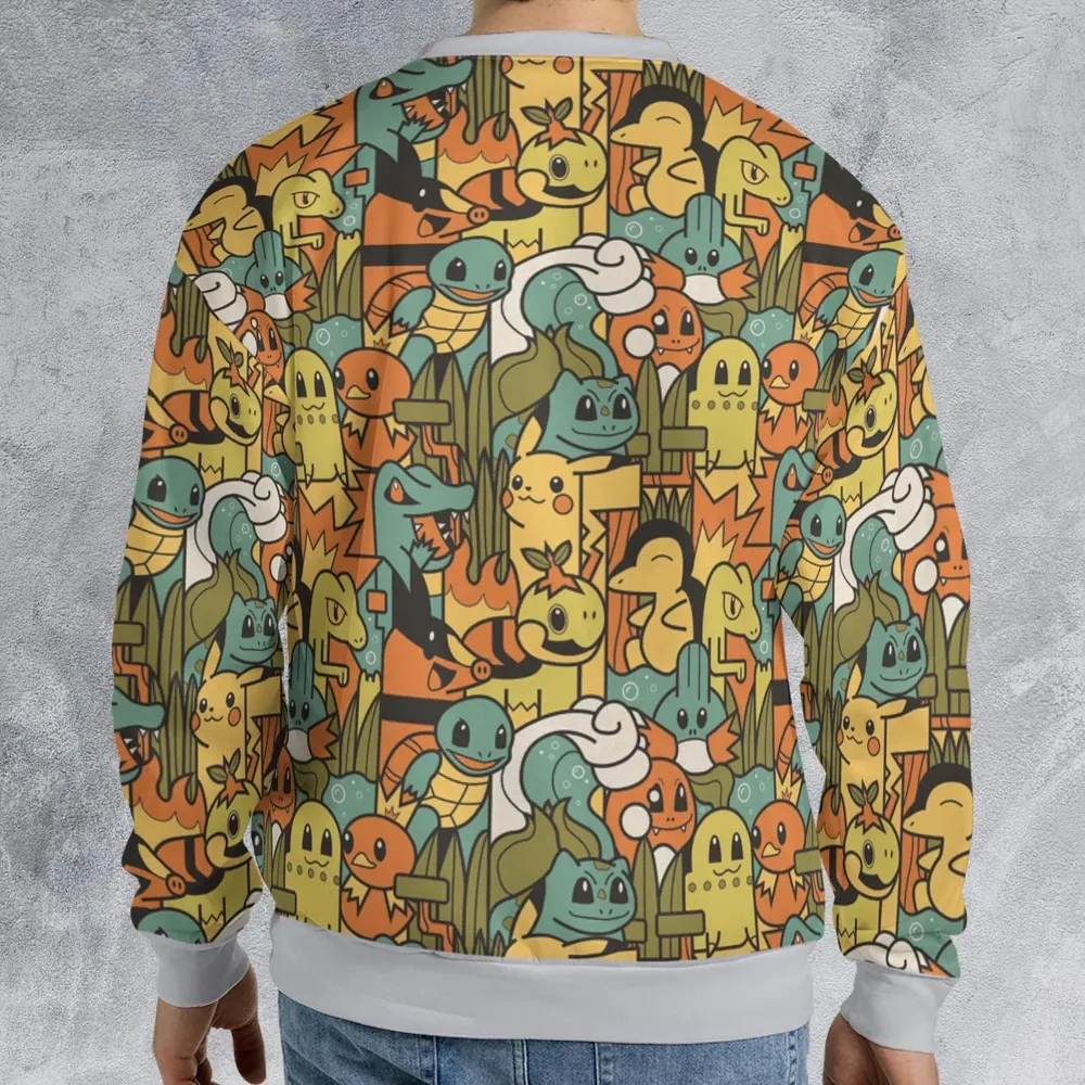 Power Starter Colors Pokemon All-over Print Sweatshirt - 2