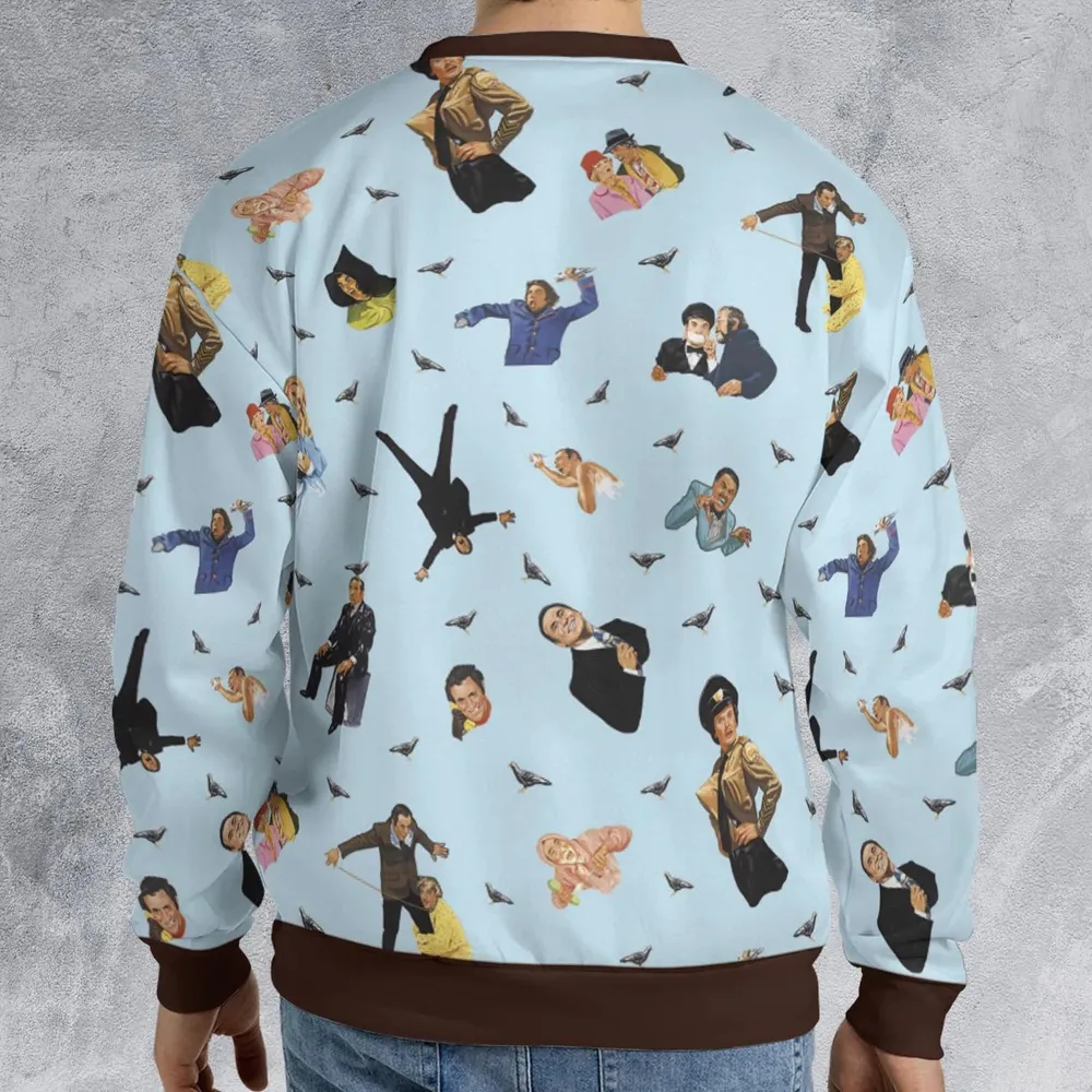 High Anxiety Characters All-over Print Sweatshirt - 2