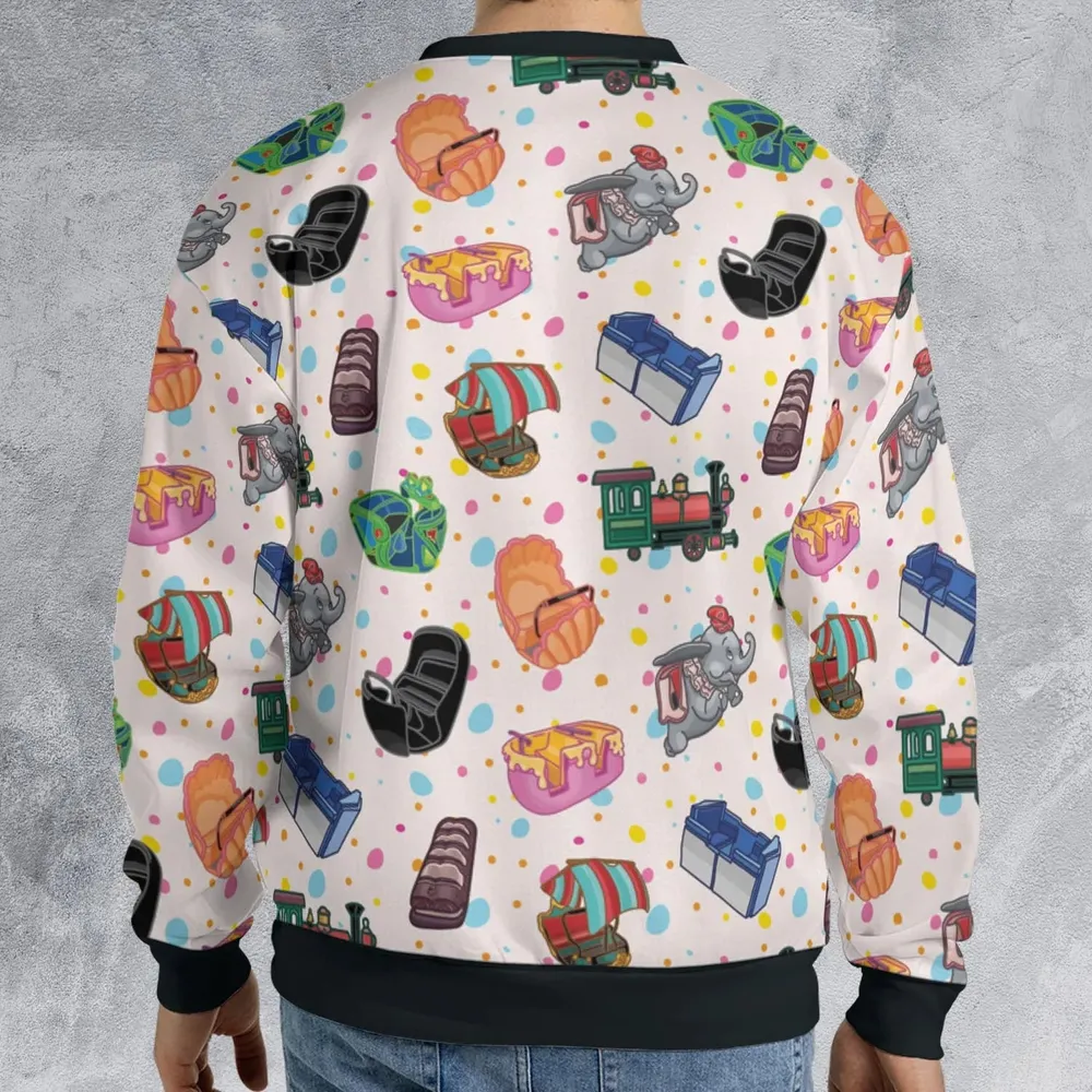 Sit In These All-over Print Sweatshirt - 2