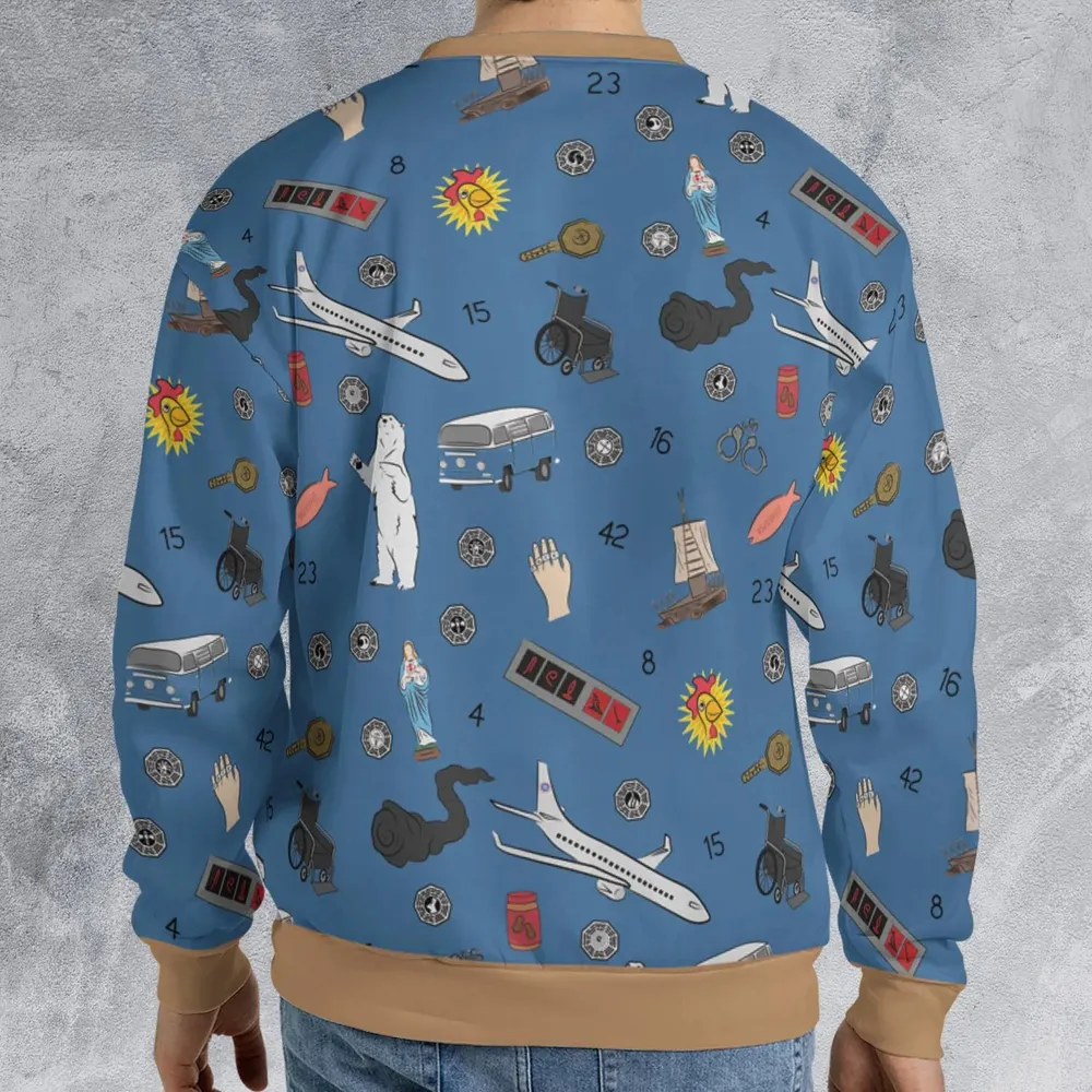 Get Lost Again Lost TV Show All-over Print Sweatshirt - 2