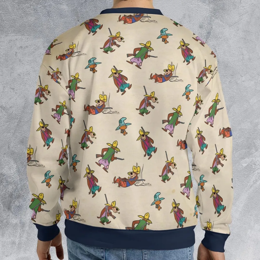 Hillbilly Cool Paw Rugg All-over Print Sweatshirt - 2