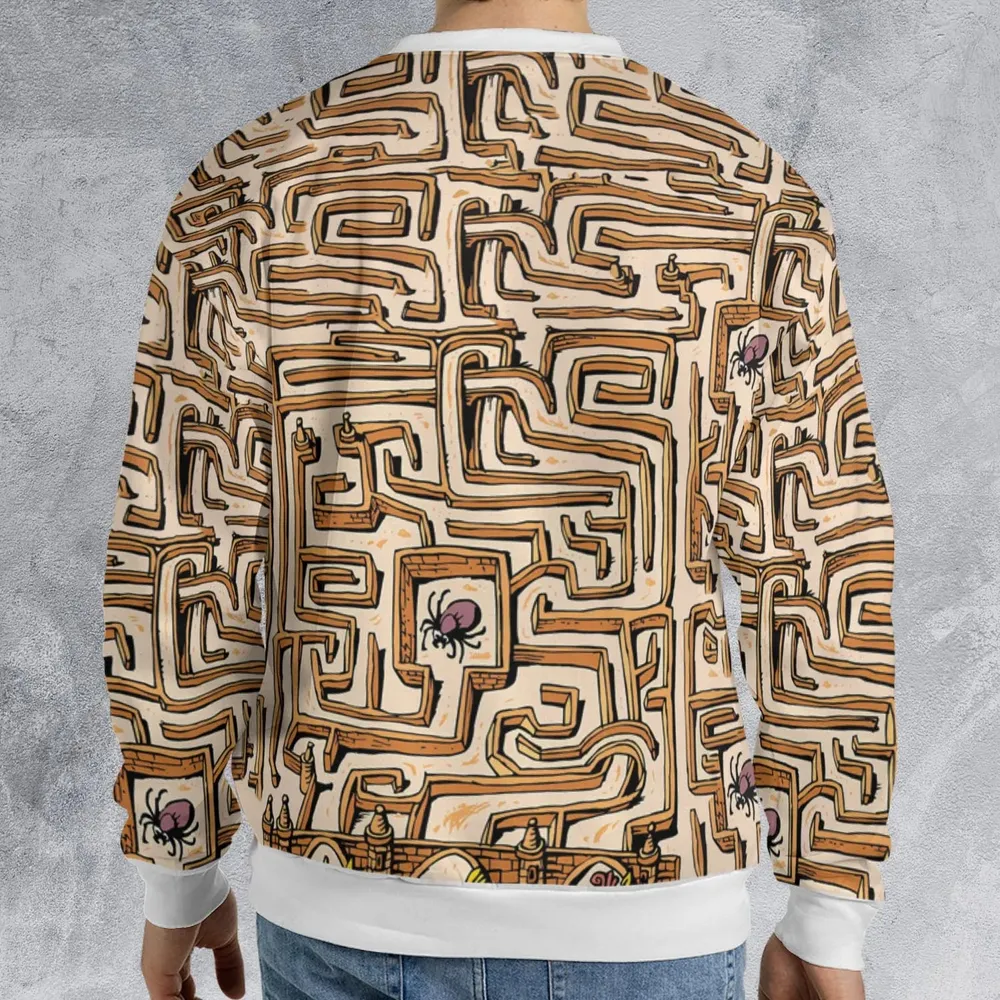 Fantasy Drip Labyrinth All-over Print Sweatshirt - 2