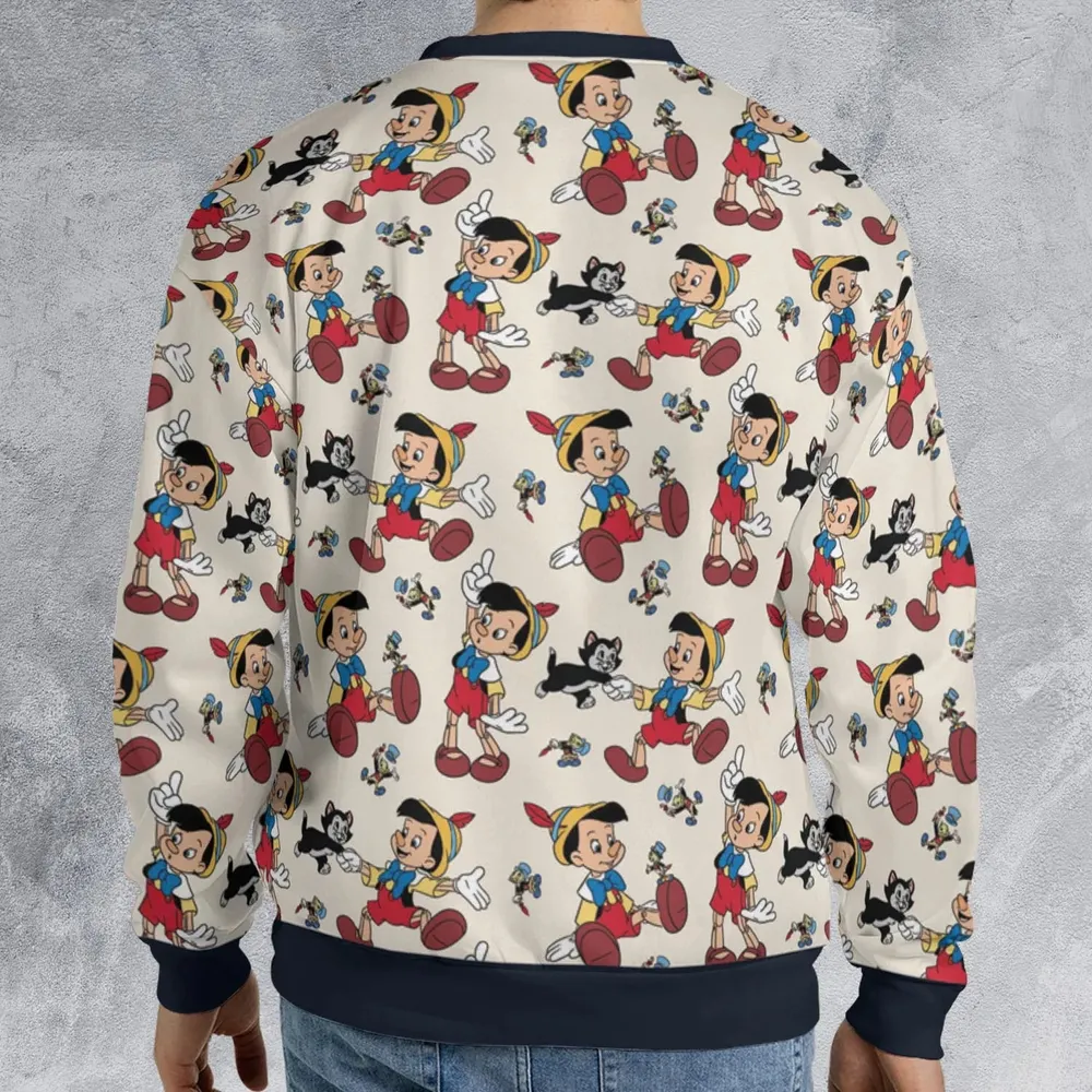 Whimsy Wear Pinocchio All-over Print Sweatshirt - 2