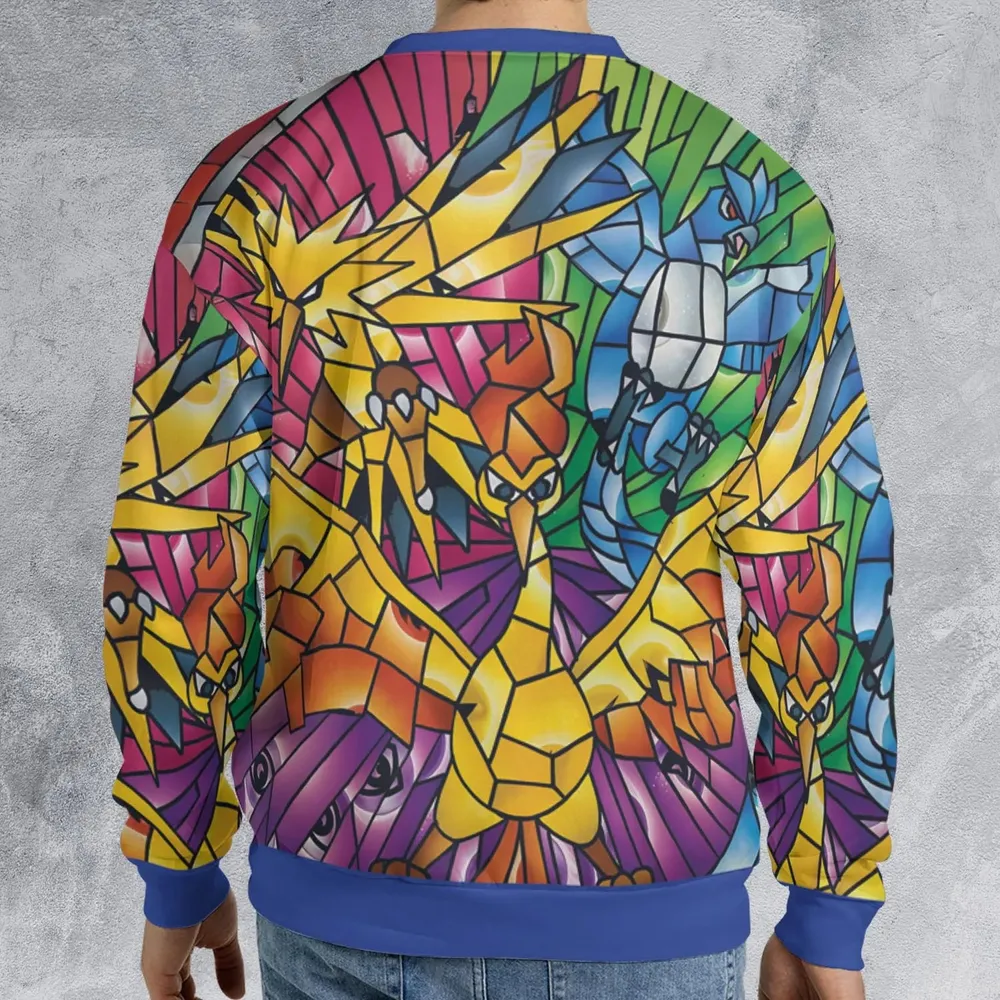 Legendary Birds Pokemon All-over Print Sweatshirt - 2