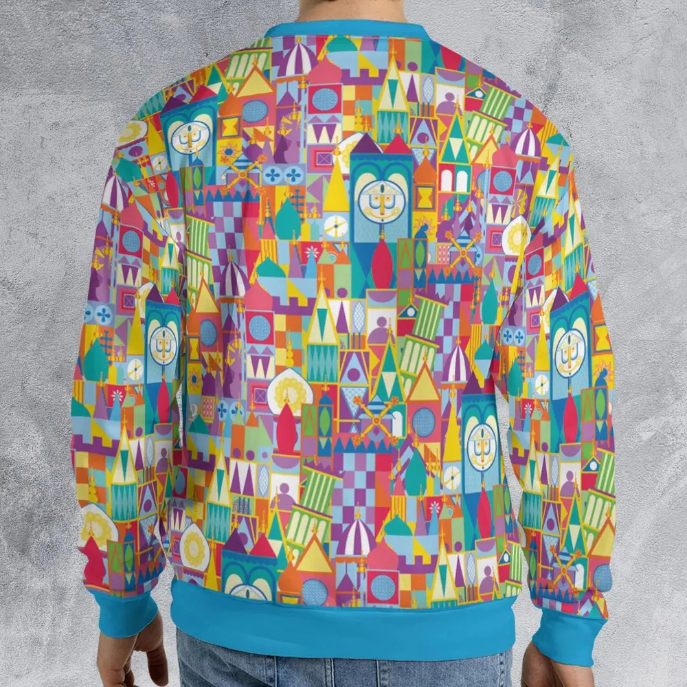 It's a Small World All-over Print Sweatshirt - 2