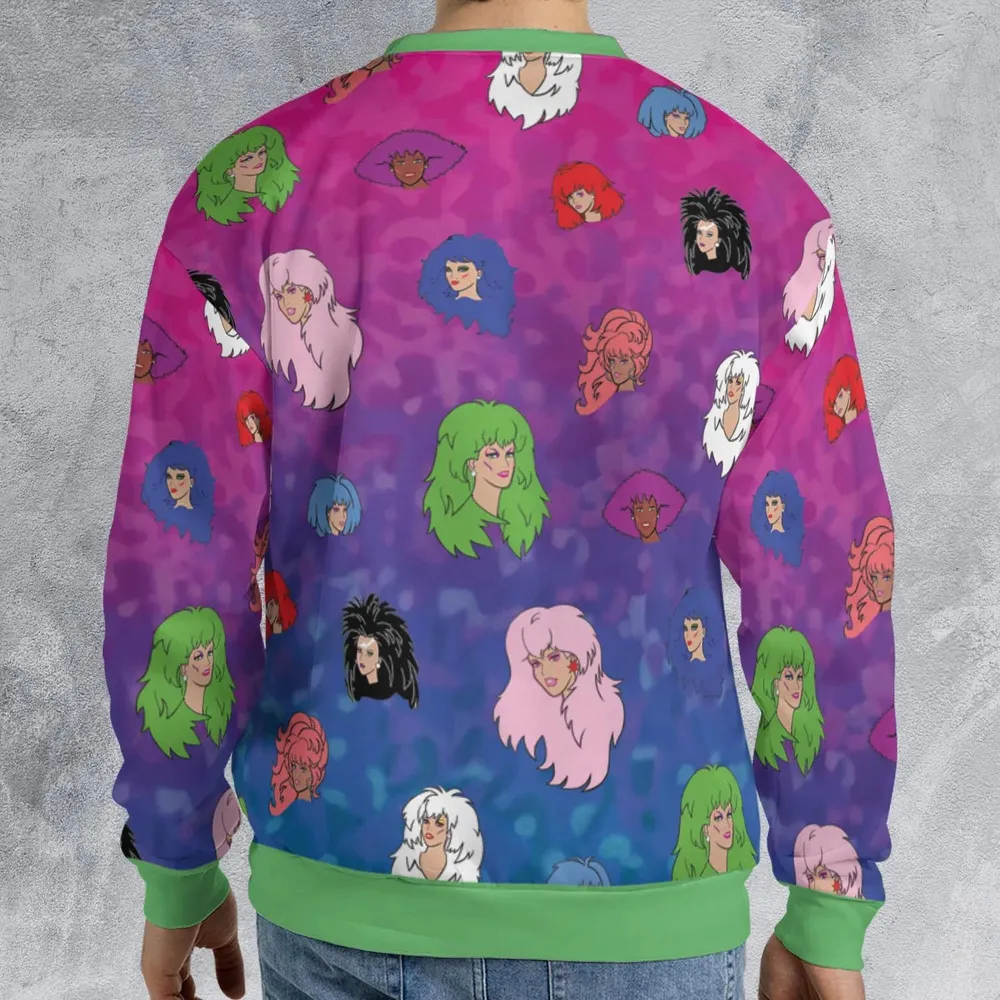 Misfits and Hologram  Jem and the Holograms All-over Print Sweatshirt - 2