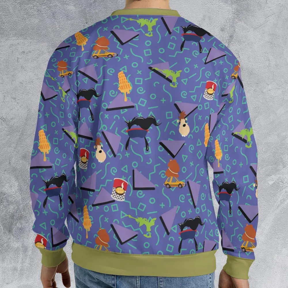 90's Styled Goofy Movie All-over Print Sweatshirt - 2