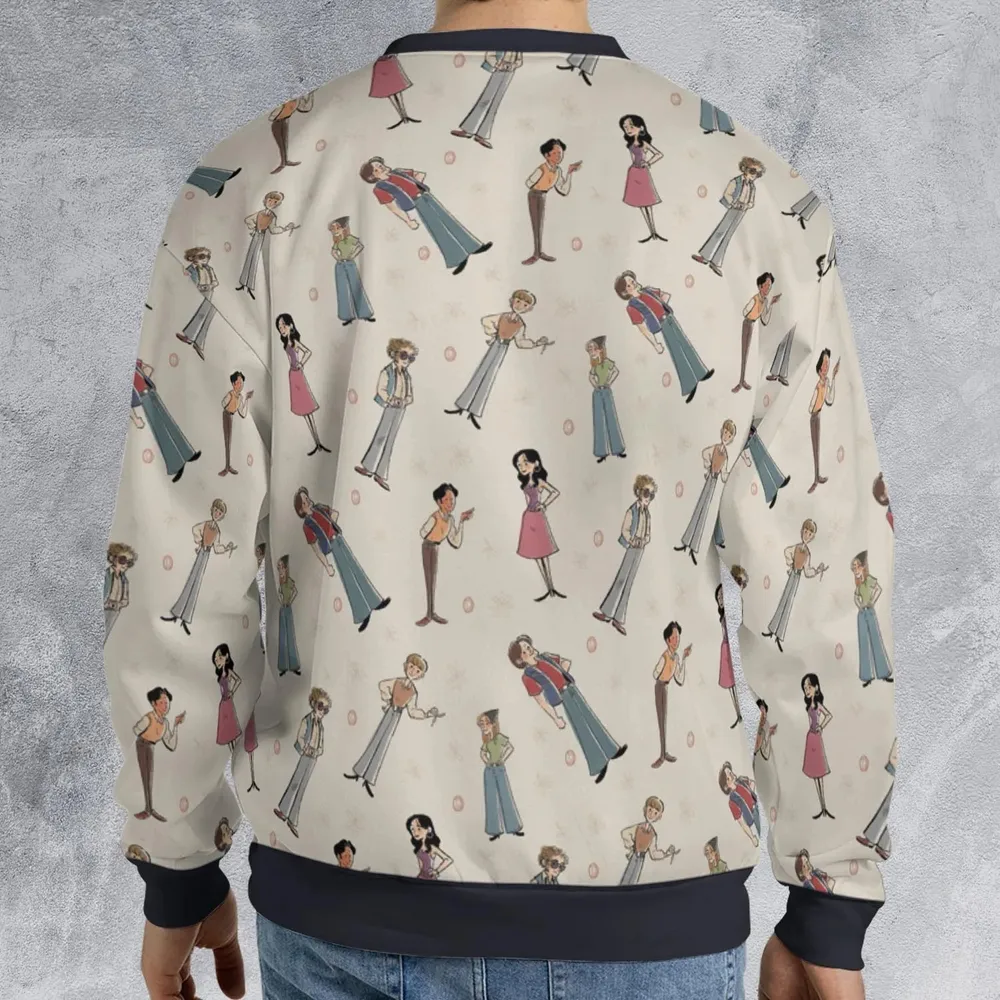 Seventies Vibes That '70s Show All-over Print Sweatshirt - 2