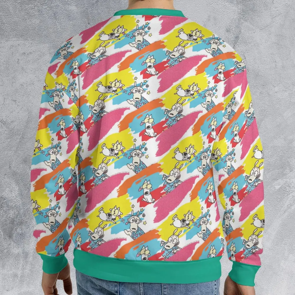 Rocko's Paint Brush All-over Print Sweatshirt - 2