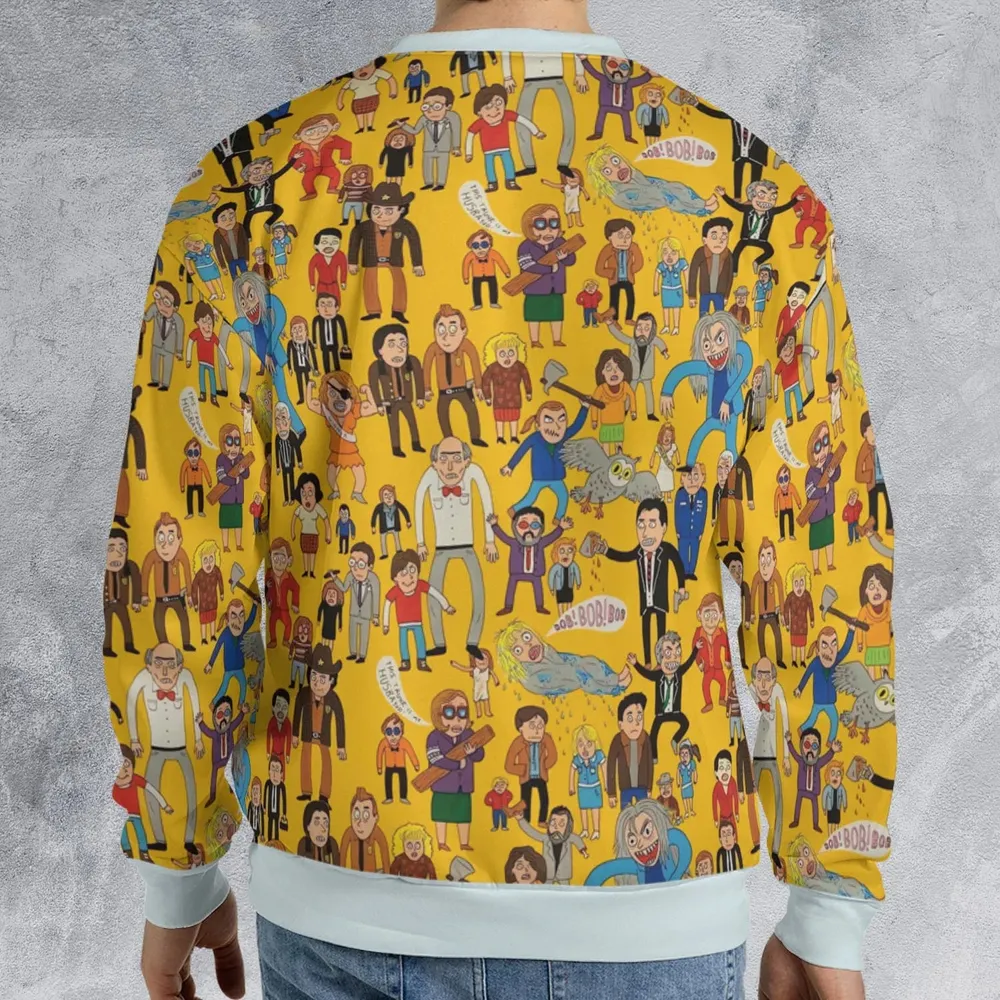 Lynch Vibes Twin Peaks All-over Print Sweatshirt - 2