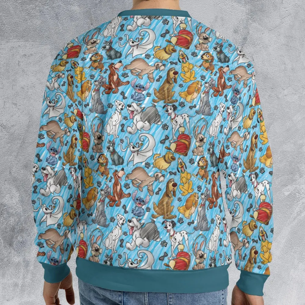 Animation Dogs All-over Print Sweatshirt - 2