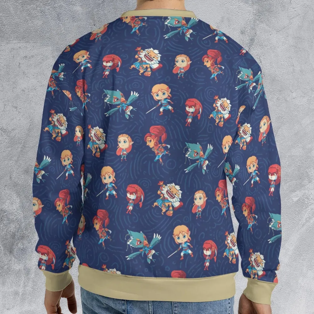 Legend The Legend of Zelda All-over Print Sweatshirt - 2