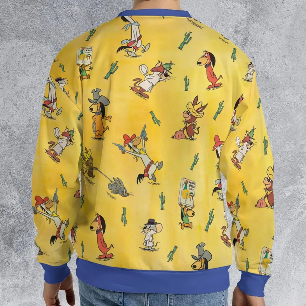 The Quick Draw McGraw Show Characters All-over Print Sweatshirt - 2