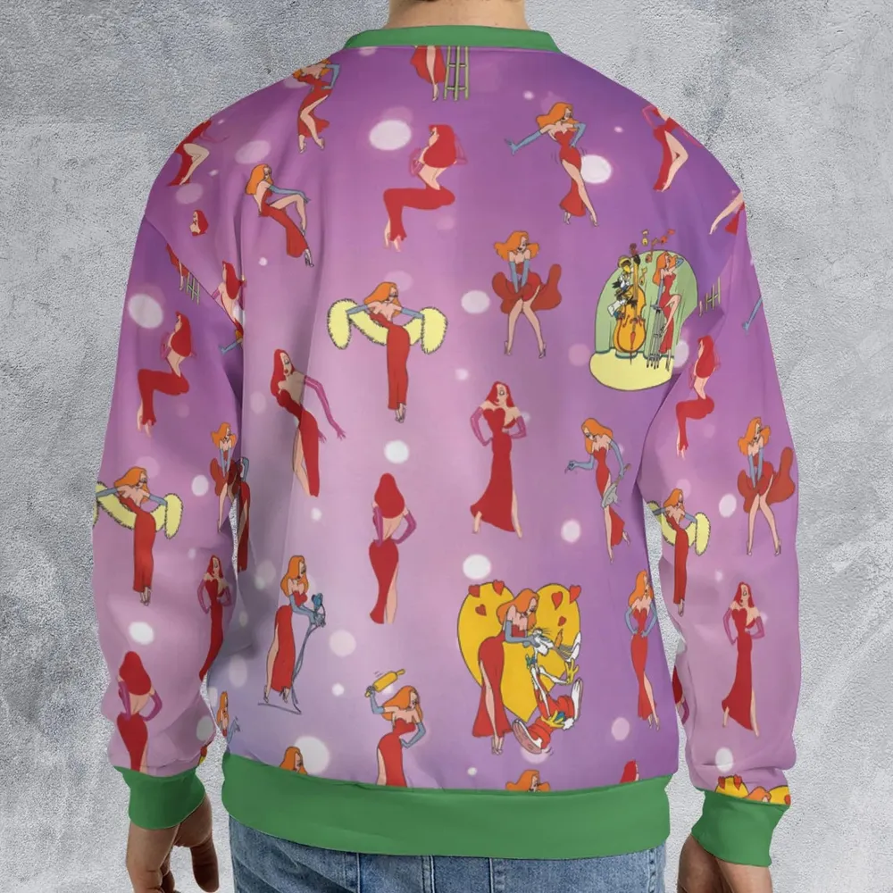 Red Hot Jessica Rabbit Who Framed Roger Rabbit All-over Print Sweatshirt - 2