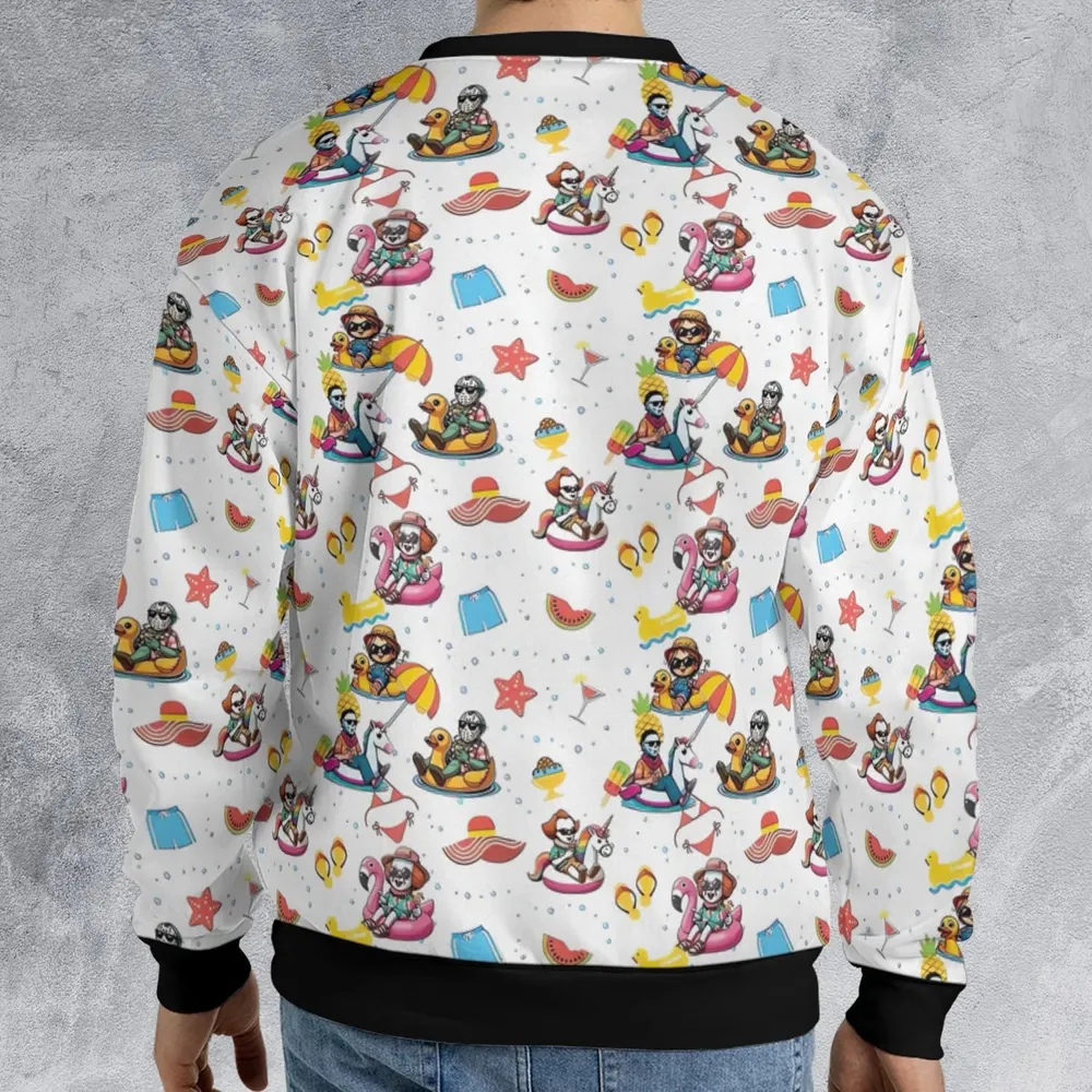 Horror Beach All-over Print Sweatshirt - 2