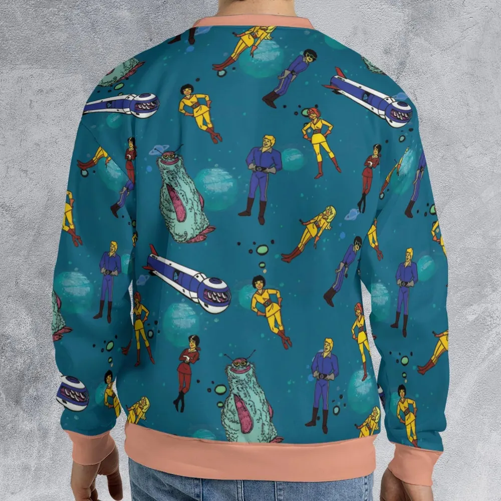 Josie And The Pussy Cats in Outer Space All-over Print Sweatshirt - 2