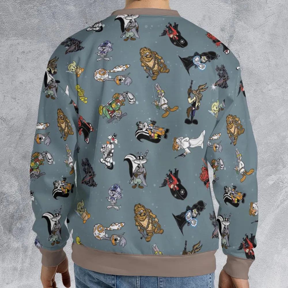 Looney Wars All-over Print Sweatshirt - 2