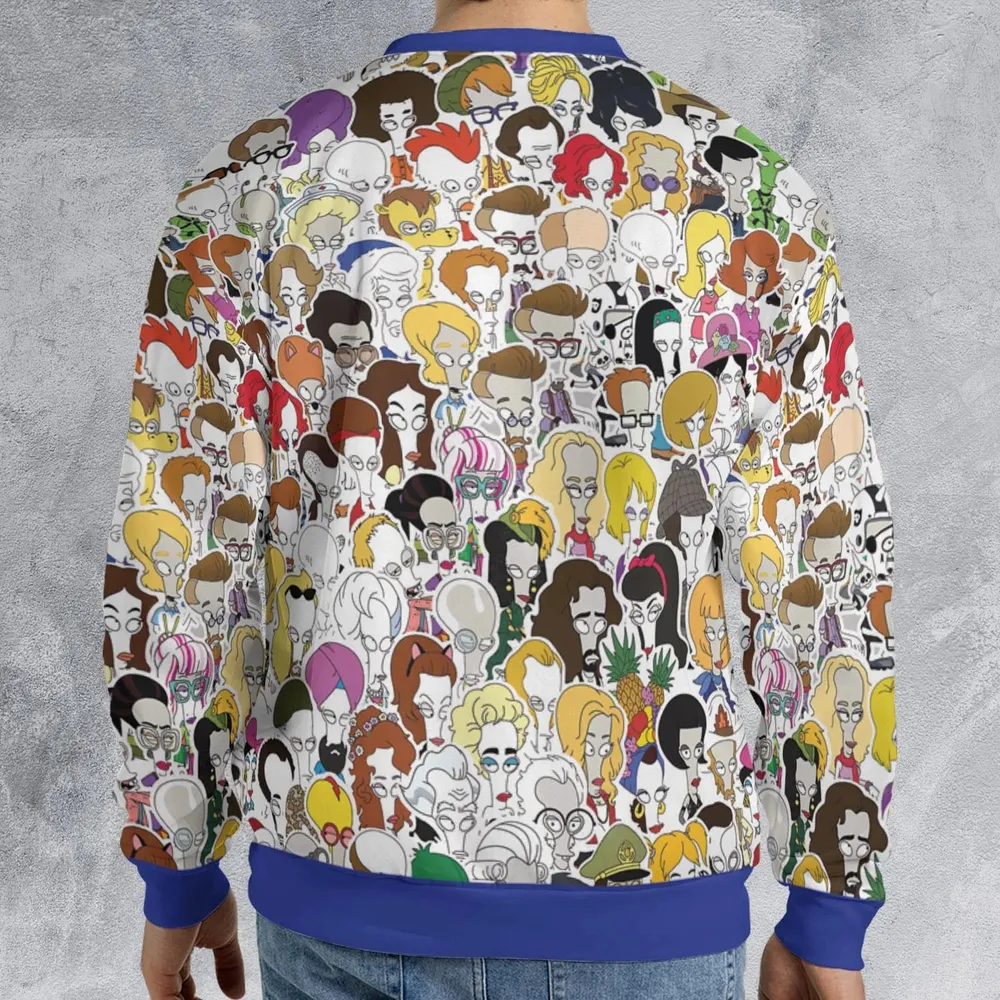 Roger the Alien American Dad All-over Print Sweatshirt - 2