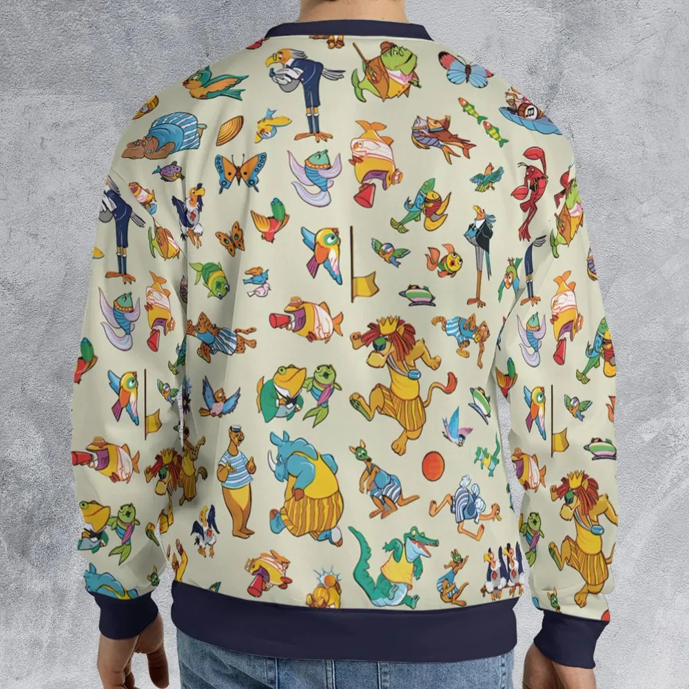 Bedknobs and broomsticks True Blue Team and the Dirty Yellow Team All-over Print Sweatshirt - 2