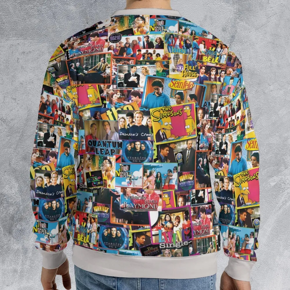 The 90s TV Shows All-over Print Sweatshirt - 2