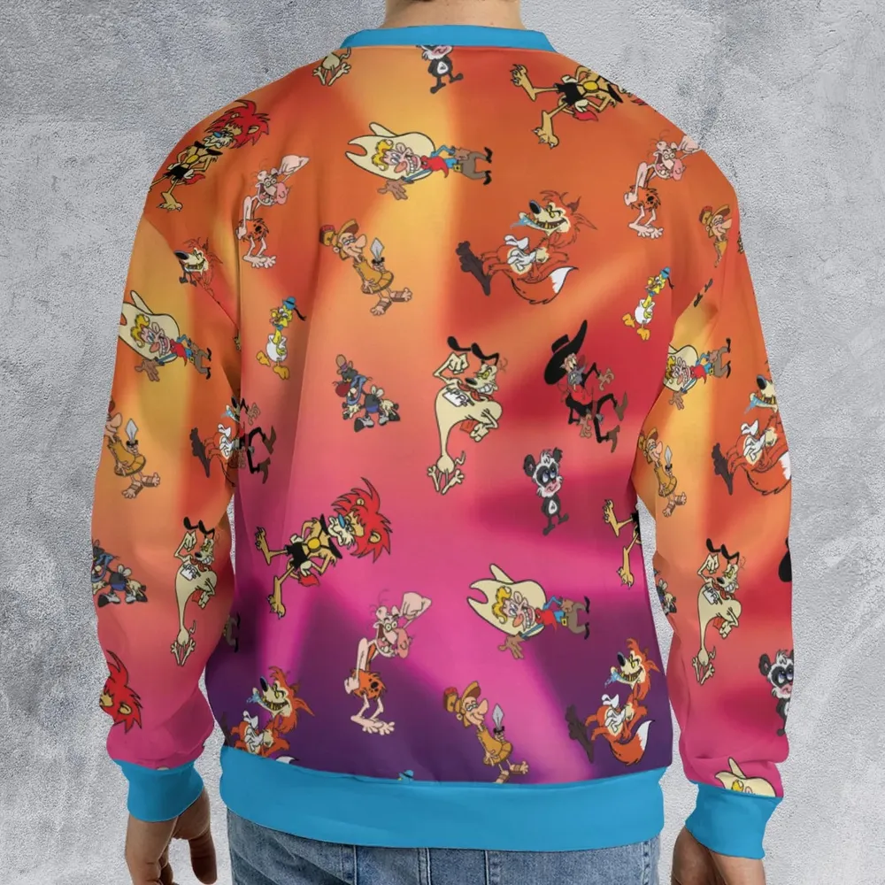 The Wacky World of Tex Avery Characters All-over Print Sweatshirt - 2