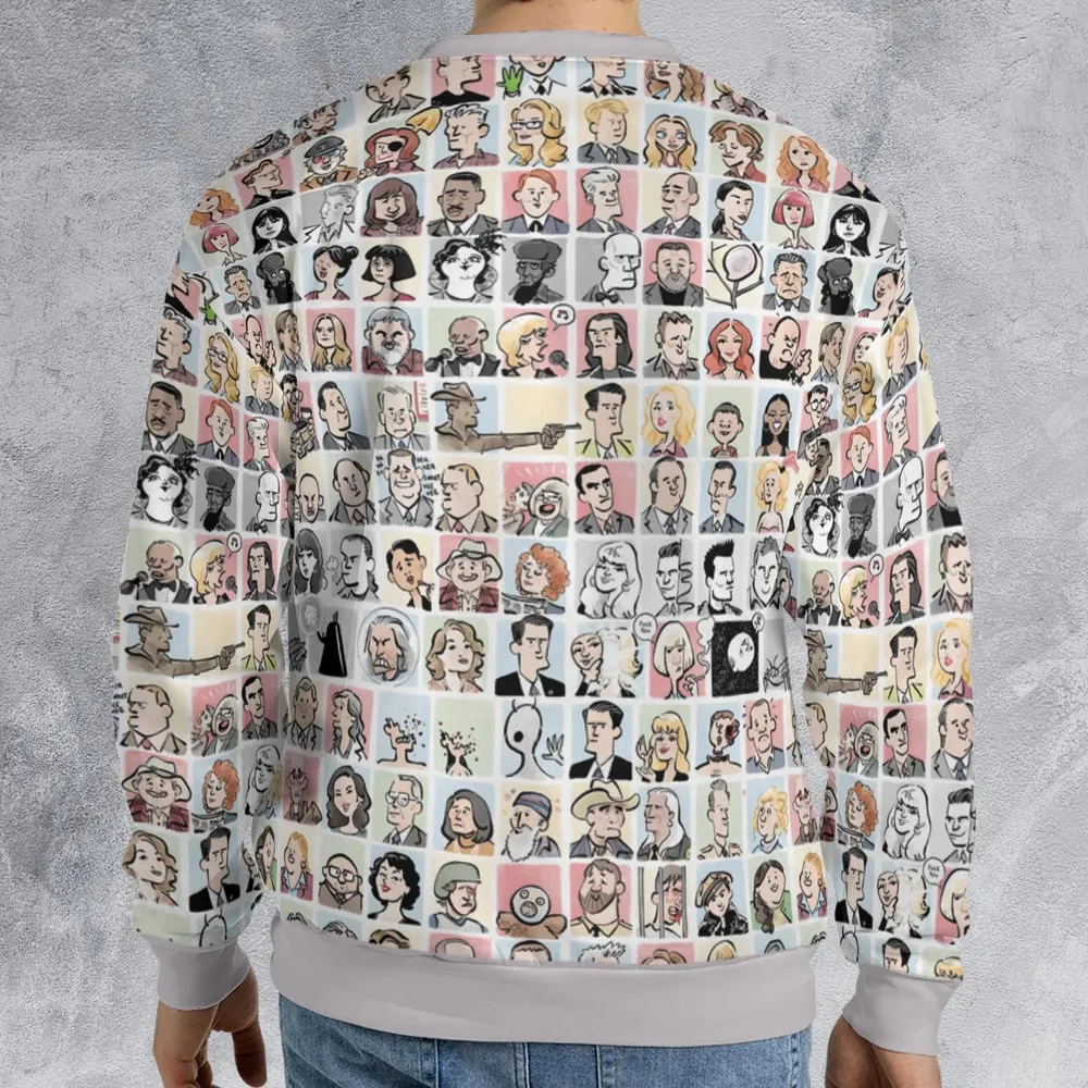 Many Faces of Twin Peaks All-over Print Sweatshirt - 2