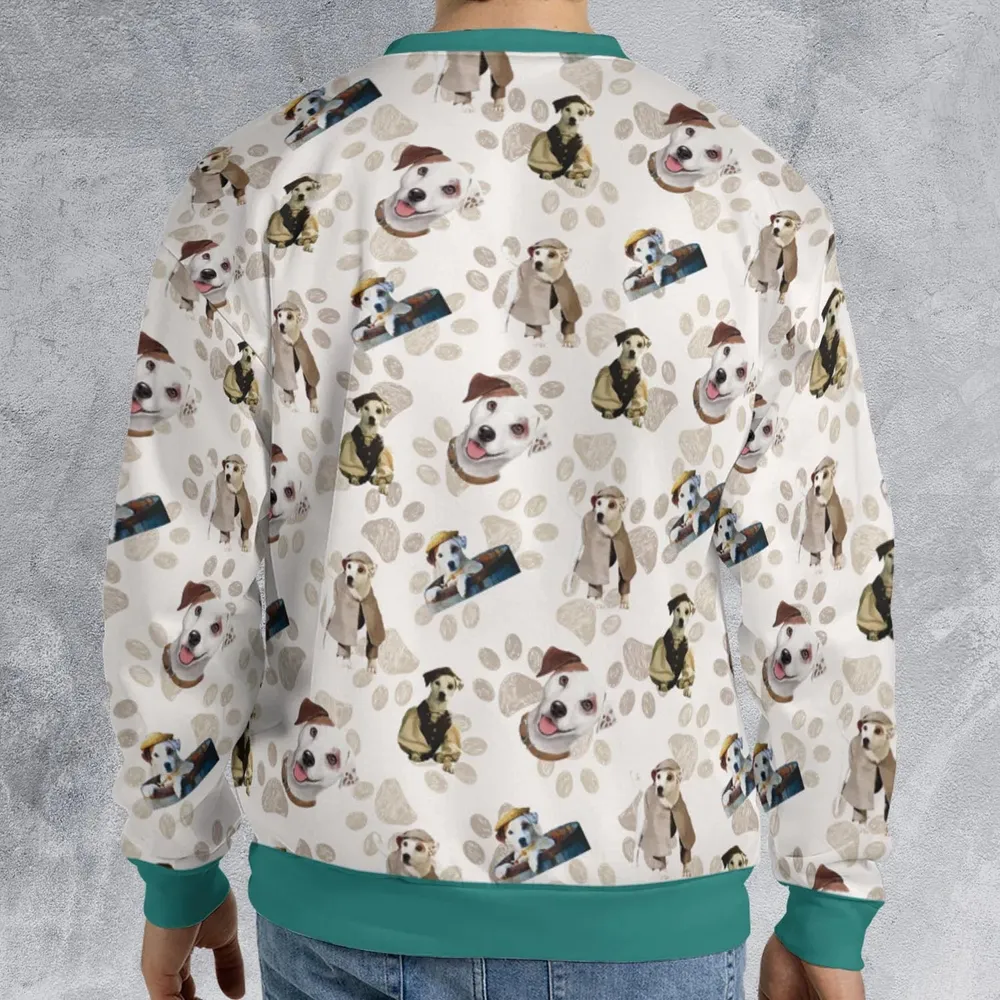 Bookish Wardrobe Wishbone All-over Print Sweatshirt - 2