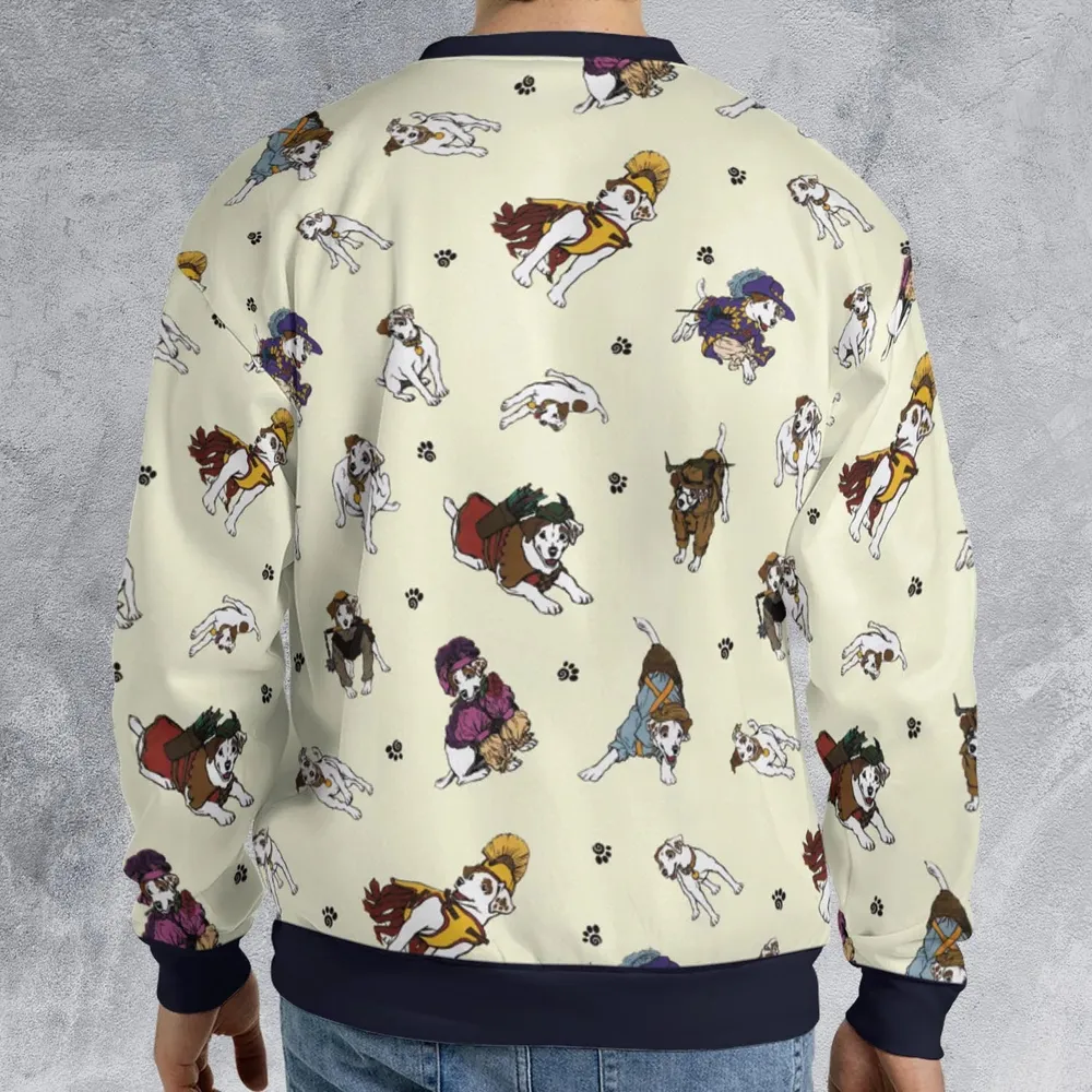Various Wishbone Characters All-over Print Sweatshirt - 2