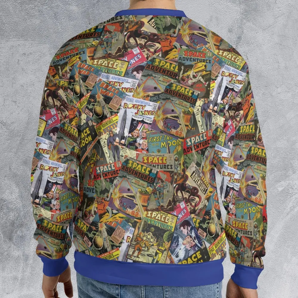 Comic-Con Cartoon All-over Print Sweatshirt - 2