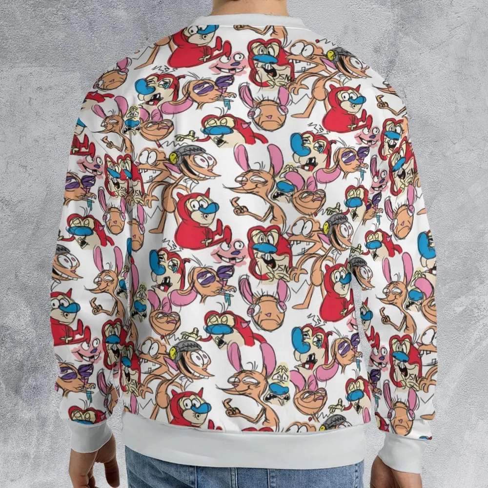 Insane Style The Ren and Stimpy Show All-over Print Sweatshirt - 2
