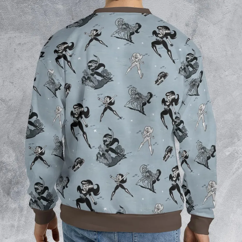 Faster Pussycat Kill Kill Characters All-over Print Sweatshirt - 2