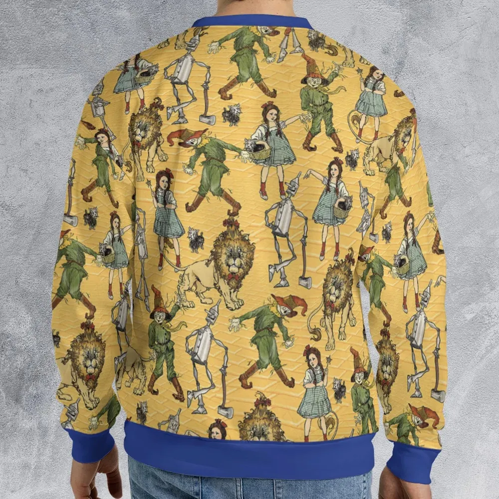 Magic Of Oz Characters Pattern All-over Print Sweatshirt - 2