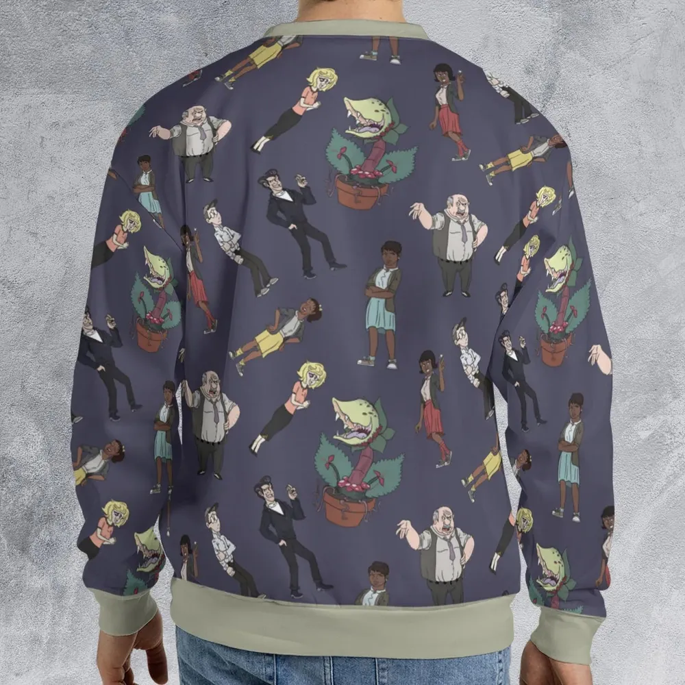 Little Shop Of Horror Characters All-over Print Sweatshirt - 2