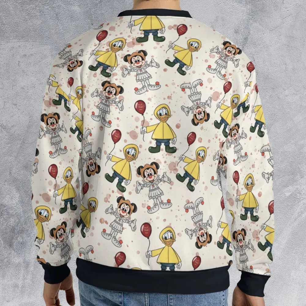 Mouse Clown All-over Print Sweatshirt - 2