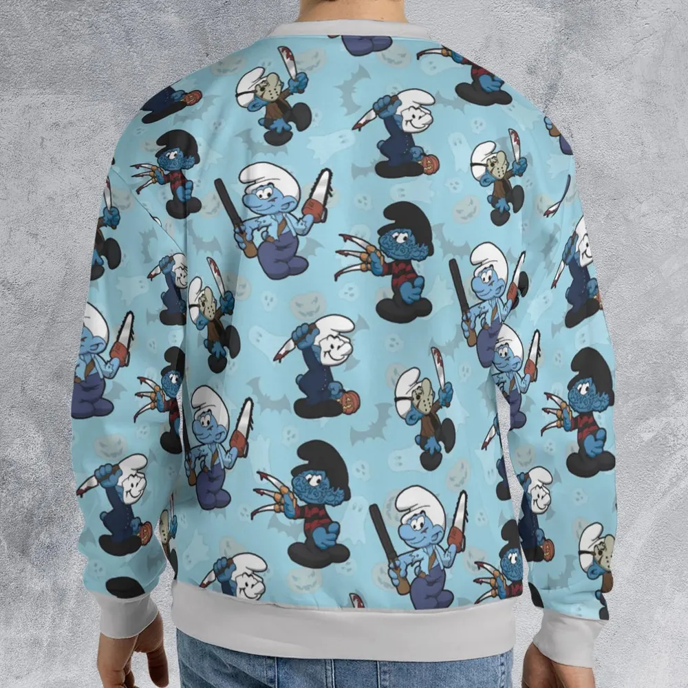 Horror Smurfs All-over Print Sweatshirt - 2