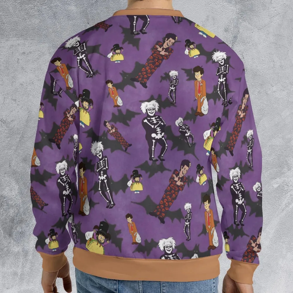 SNL David S. Pumpkins Animated Special All-over Print Sweatshirt - 2