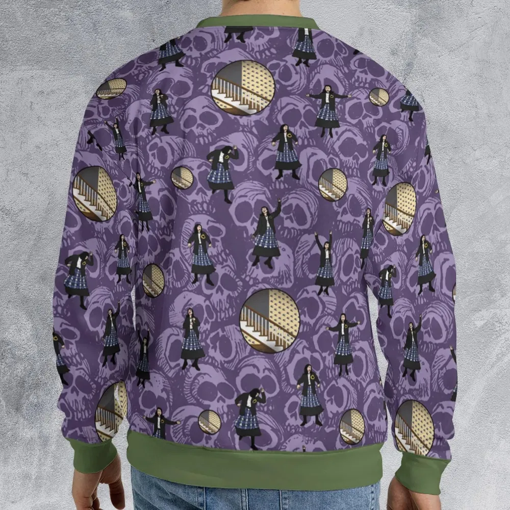 Lydia Deetz Dances To Jump In The Line Beetlejuice All-over Print Sweatshirt - 2