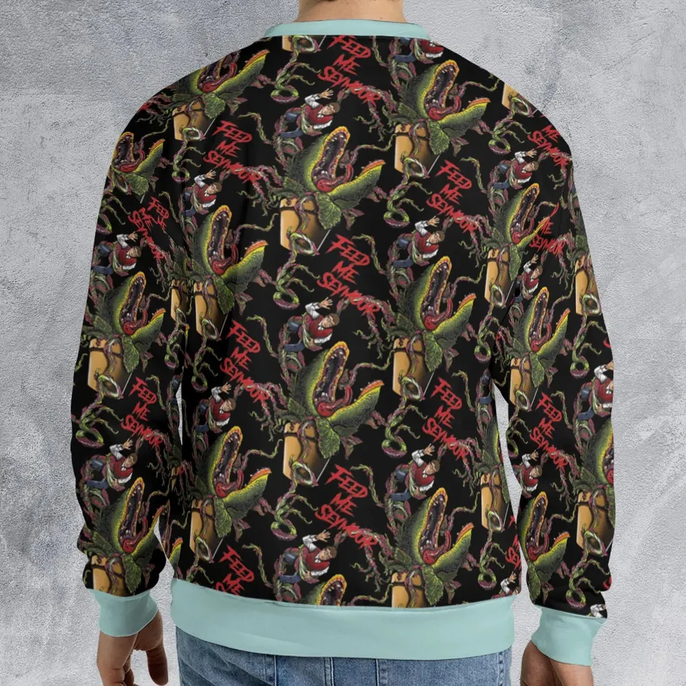 Feed Me Seymour Horror Little Shop All-over Print Sweatshirt - 2