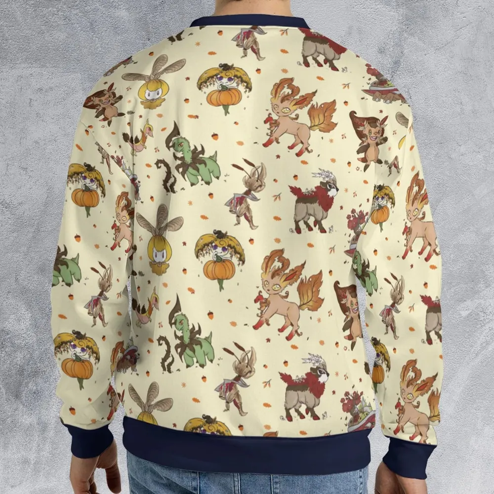 Autumn Vibes Pokemon Pattern All-over Print Sweatshirt - 2