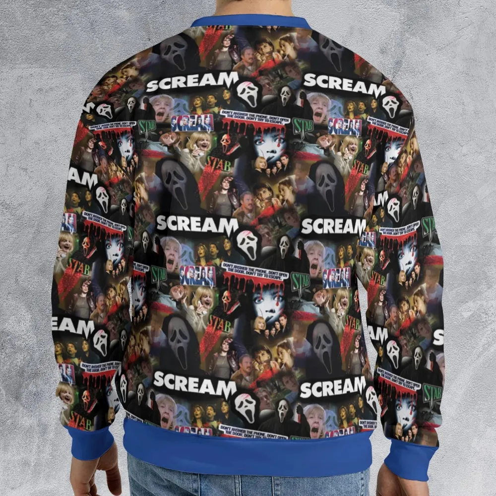 Slasher Chic Scream All-over Print Sweatshirt - 2