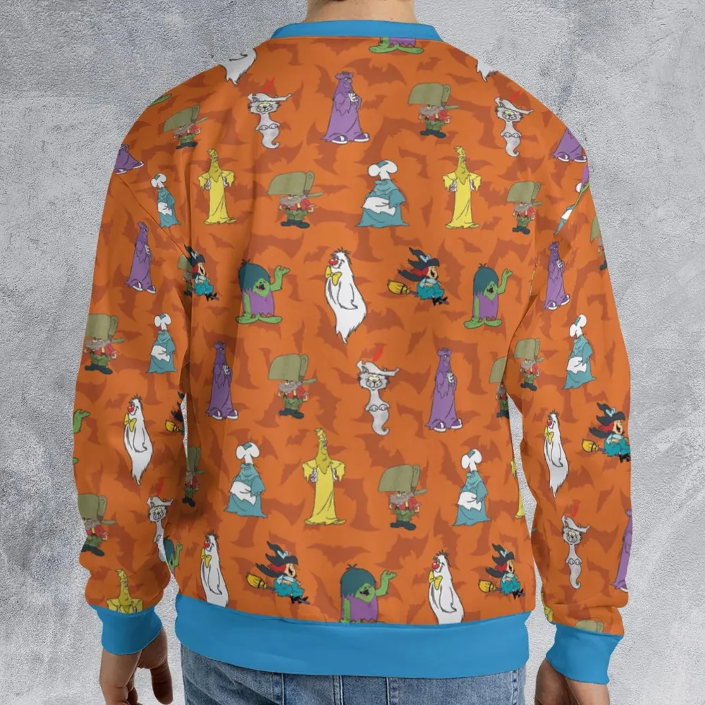 Happy Halloween From Hanna Barbera All-over Print Sweatshirt - 2