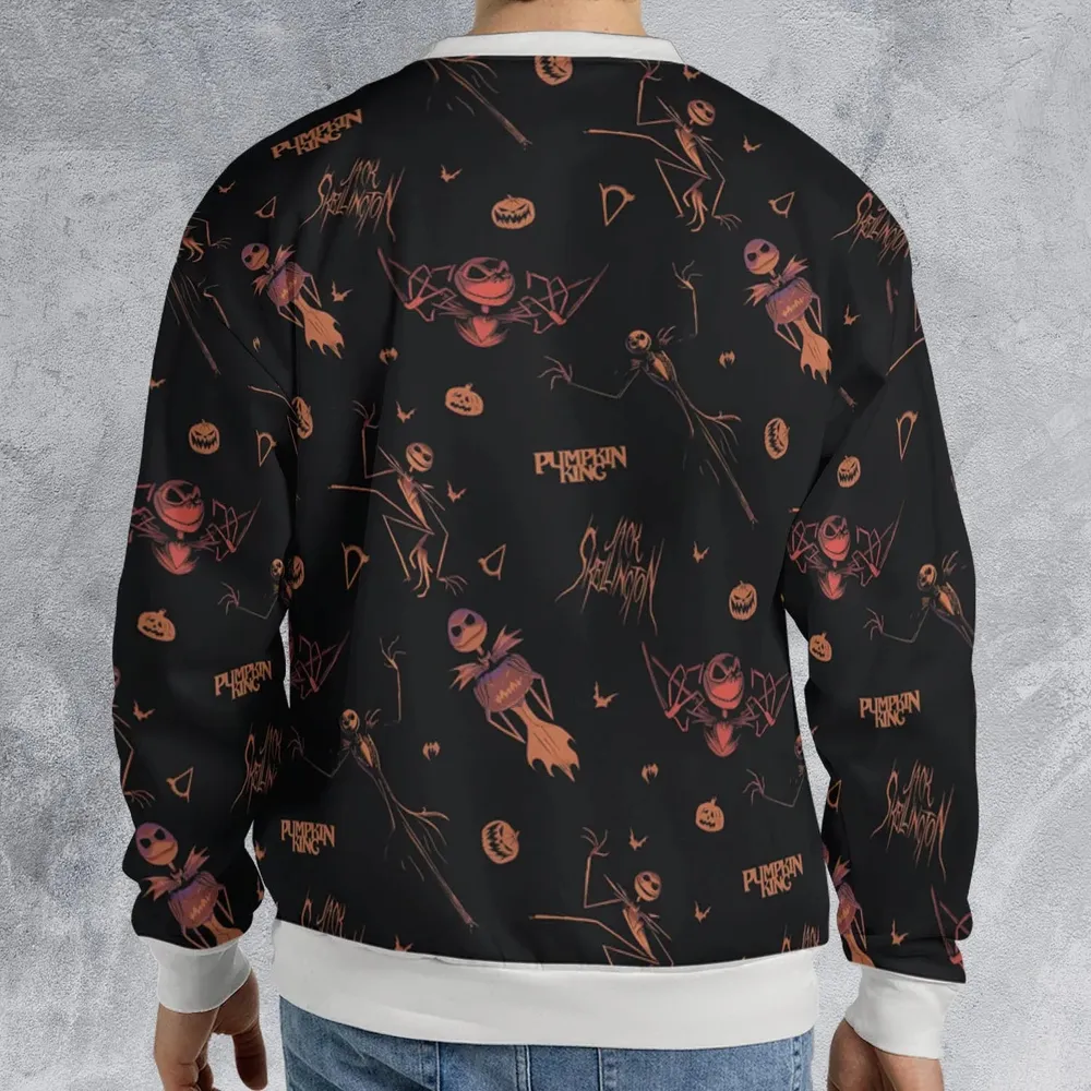 Pumpkin King Jack Skellington All-over Print Sweatshirt - 2