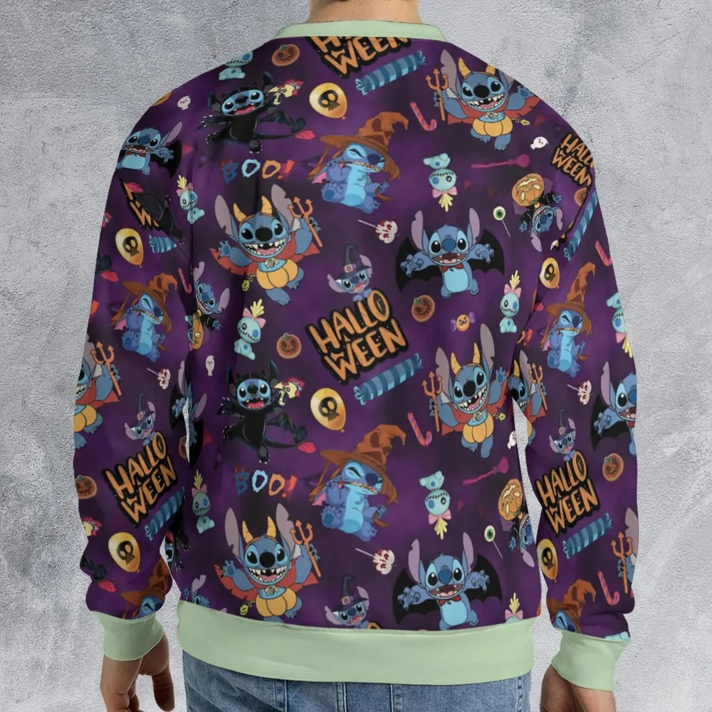 Spooky Stitch All-over Print Sweatshirt - 2