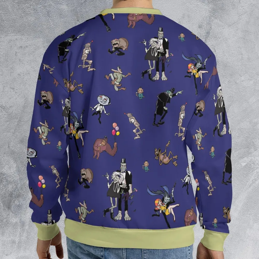 It's a Mad Mad Mad Monster Party All-over Print Sweatshirt - 2
