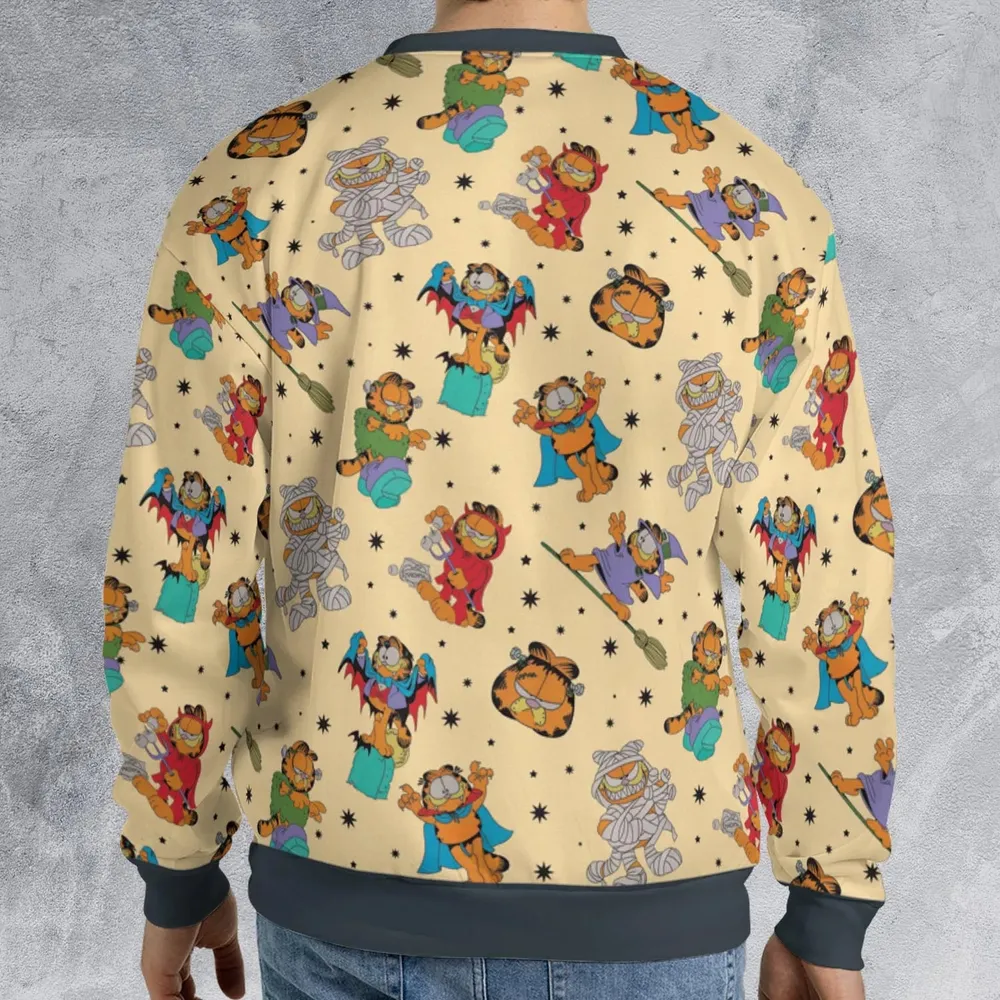 Nostalgic Cat Garfield's Halloween Adventure All-over Print Sweatshirt - 2