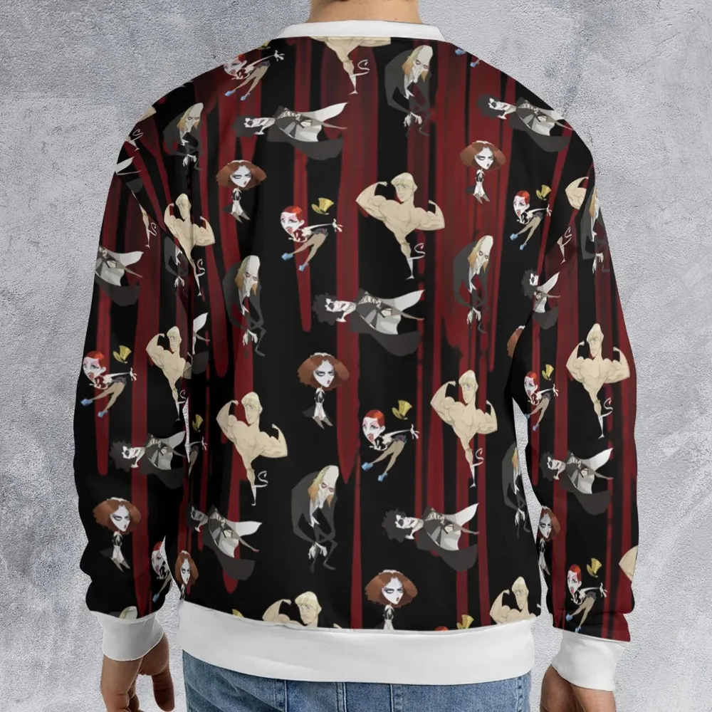 The Rocky Horror Picture Show Characters All-over Print Sweatshirt - 2