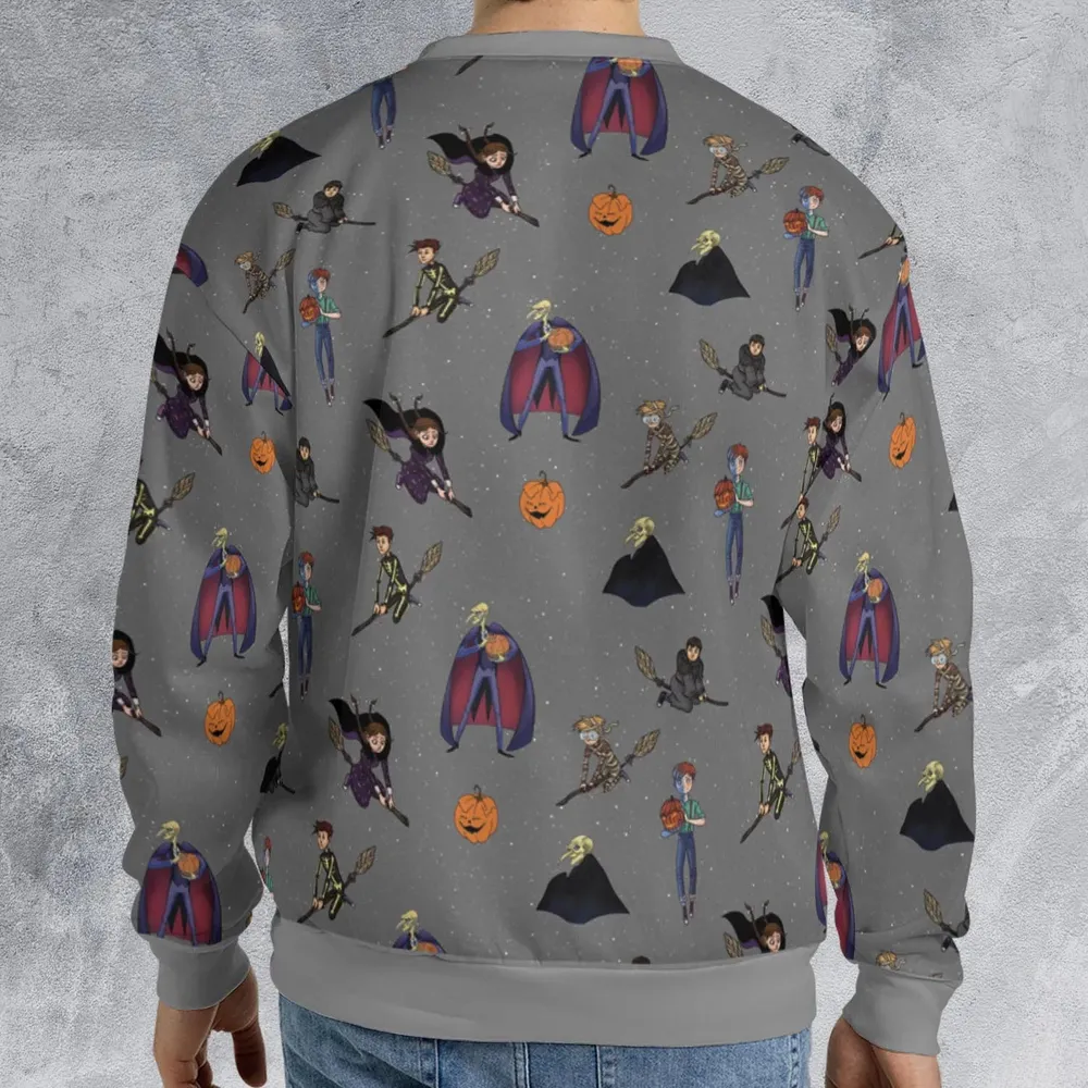 The Halloween Tree Character All-over Print Sweatshirt - 2