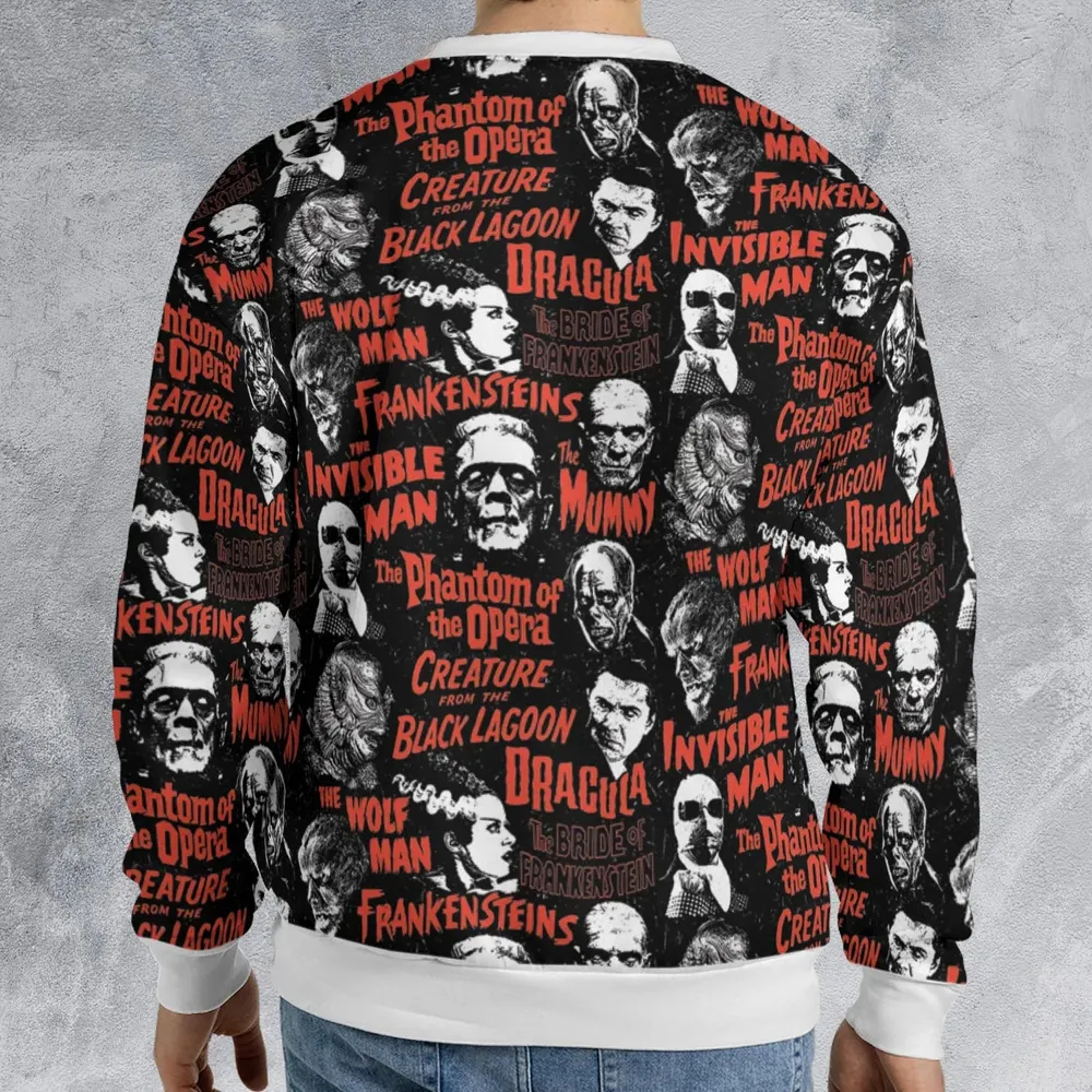 Monster Tiles All-over Print Sweatshirt - 2