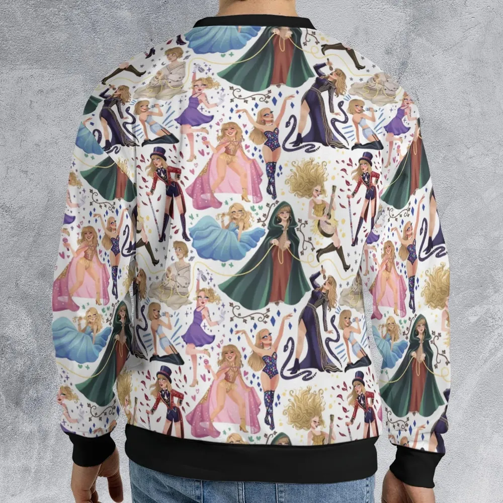 Blondie Colorful Lineup All-over Print Sweatshirt - 2